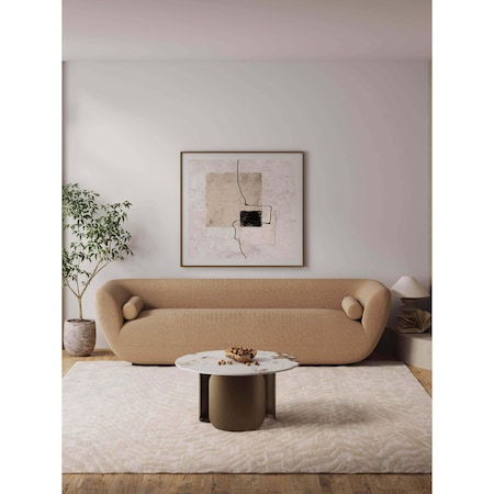 Manhattan Comfort Monica Coffee Table in Gold CT016